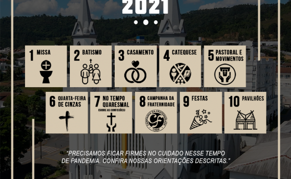Orientações da Matriz Santo Estevão para 2021